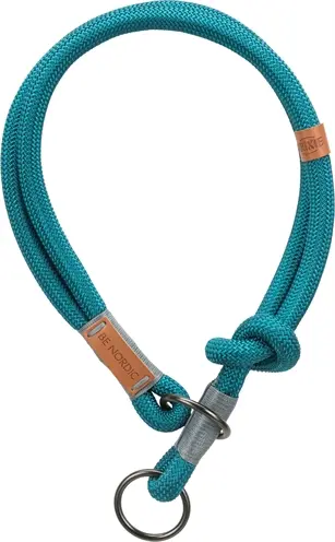 Trixie Be Nordic halfslip halsband petrol/lichtgrijs 55 x 1,3 cm - Afbeelding 2