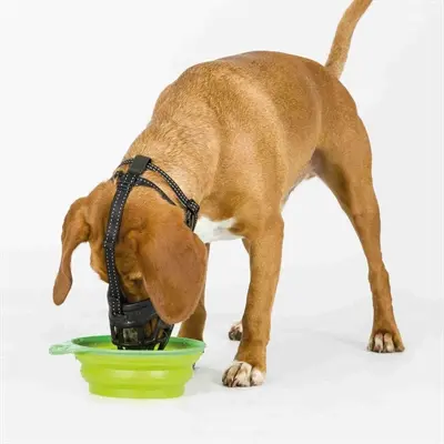 Trixie Muzzle Flex muilkorf siliconen zwart M 21 x 24 cm - Afbeelding 3