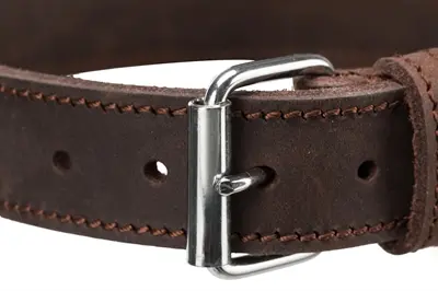 Trixie Rustic halsband vetleer donkerbruin 37-44 x 2,5 cm - Afbeelding 6