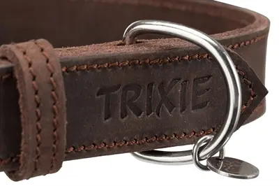 Trixie Rustic halsband vetleer donkerbruin 37-44 x 2,5 cm - Afbeelding 8