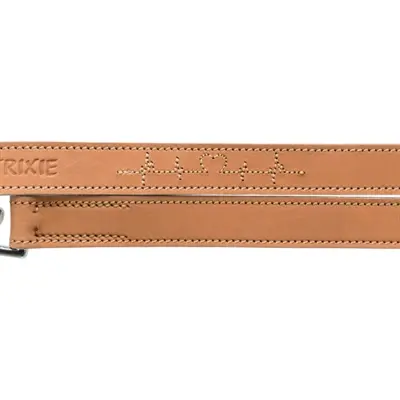 Trixie looplijn Rustic Heartbeat vetleer bruin 200 x 2 cm – verstelbaar - Afbeelding 6