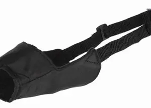 Trixie muilkorf polyester zwart L-XL 17-48 cm