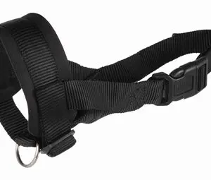 Trixie muilkorf nylon zwart 20-30 cm – verstelbaar, ook als halster