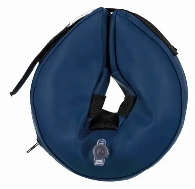 Trixie beschermkraag opblaasbaar blauw 14-18 x 6,5 cm – hond