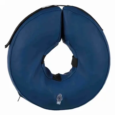 Trixie beschermkraag opblaasbaar blauw 24-31 x 9,5 cm – hond