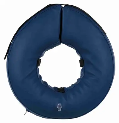 Trixie beschermkraag opblaasbaar blauw 45-57 x 11 cm – voor honden
