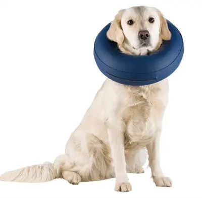 Trixie beschermkraag opblaasbaar blauw 45-57 x 11 cm – voor honden - Afbeelding 2