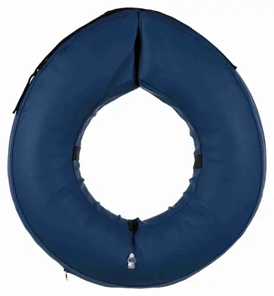 Trixie beschermkraag opblaasbaar blauw 66-78 x 12 cm – hond L-XL