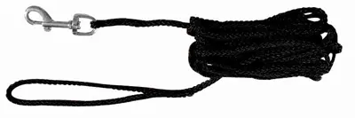 Trixie sleeplijn zwart 15 m x 0,5 cm – drijvend rondgeweven touw