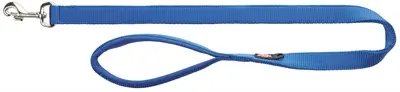 Trixie looplijn Premium royal blauw 120 x 1 cm – neopreen handvat