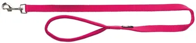 Trixie looplijn Premium fuchsia 120 x 1 cm – neopreen gevoerd handvat