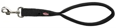 Trixie korthouder Premium zwart 37,5 x 2,5 cm – neopreen handvat