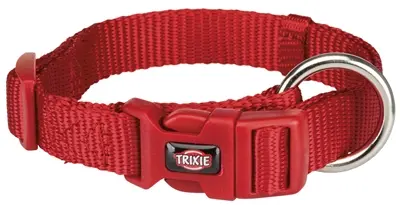 Trixie hondenhalsband Premium rood 30-45 cm – verstelbaar nylon