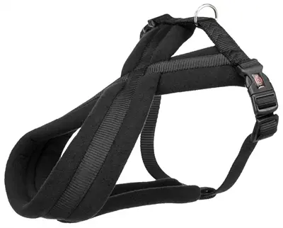 Trixie hondentuig Premium Touring zwart 40-70 x 2 cm – met vliesvulling