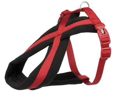 Trixie hondentuig Premium Touring rood 40-70 x 2 cm – met vliesvulling
