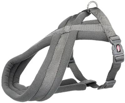 Trixie hondentuig Premium Touring grijs 45-80 x 2,5 cm – met vliesvulling