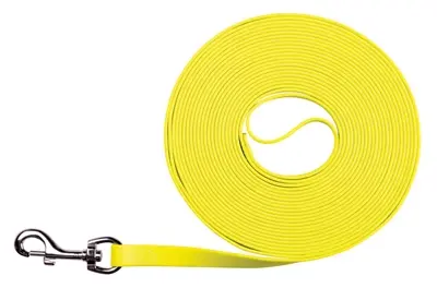Trixie sleeplijn Easy Life neon geel 10 m x 1,7 cm – waterafstotend PVC