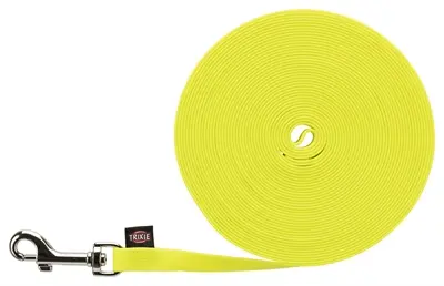 Trixie sleeplijn Easy Life neon geel 10 m x 1,3 cm – waterafstotend PVC