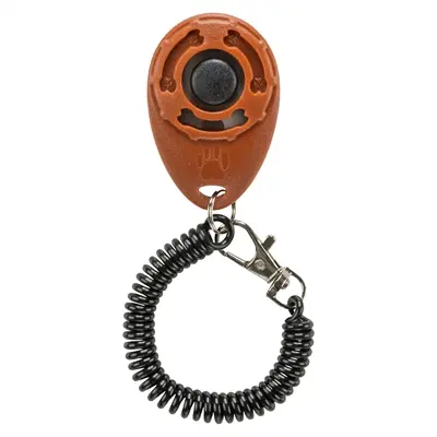 Trixie clicker assorti – trainingsclicker aan spiraalband met haak - Afbeelding 5