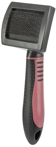 Trixie slickerborstel kat metalen pinnen 16 x 7 cm – 3 stuks
