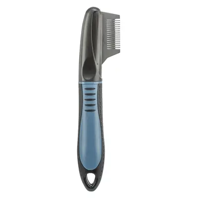 Trixie trimmes grof rvs 19 cm – voor rug en buik, 3 stuks