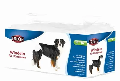 Trixie hondenluiers voor teven M 32-48 cm – 2 x 12 stuks
