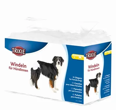 Trixie hondenluiers voor teven L 38-56 cm – 12 stuks
