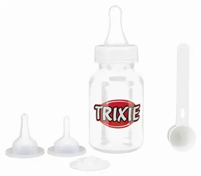 Trixie zoogflessenset 120 ml met 3 spenen – 3 stuks