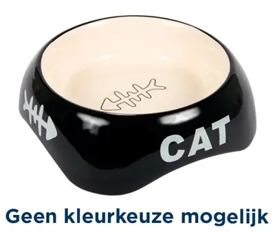 Trixie voerbak kat Cat Visgraat keramiek 13 cm 200 ml – 4 stuks