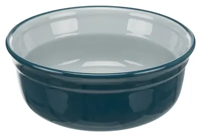 Trixie voerbakset keramiek in metalen houder petrol/grijs 2 x 1,6 l - Afbeelding 9