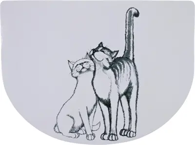 Trixie placemat Kroelkonten wit 40 x 30 cm – 6 stuks