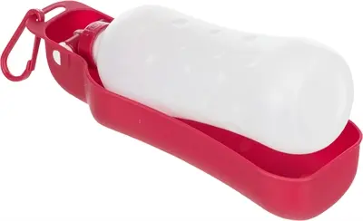 Trixie drinkfles kunststof 500 ml – met uitklapbare bak en karabijnhaak - Afbeelding 11