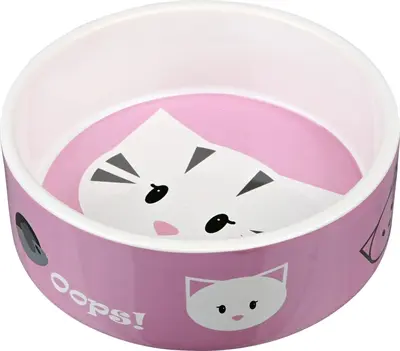 Trixie voerbak Mimi keramiek 12 cm 300 ml – 4 stuks, assorti - Afbeelding 3