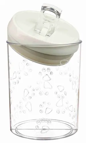 Trixie voorraadpot kunststof transparant/wit 1,5 liter – luchtdicht - Afbeelding 5