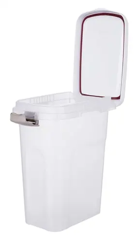 Trixie voerton transparant wit 15 liter – luchtdicht, 33 x 22 x 41 cm - Afbeelding 7