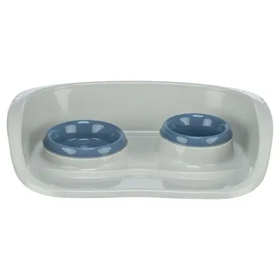 Trixie voerstation kunststof grijs 46 x 30 x 11 cm – 2 sets - Afbeelding 2