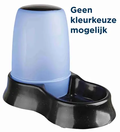 Trixie voer- en waterdispenser kunststof 1,5 l – 2 stuks, assorti
