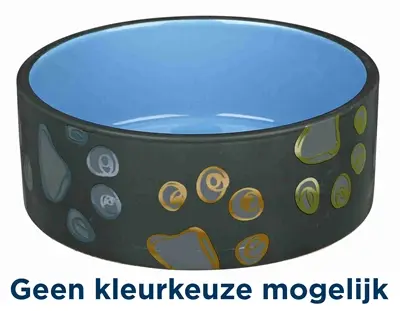 Trixie voerbak Jimmy keramiek 20 cm 1,5 l – 4 stuks, assorti