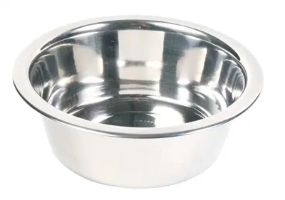 Trixie voerbak RVS 15 cm 750 ml – vaatwasserbestendig, 4 stuks