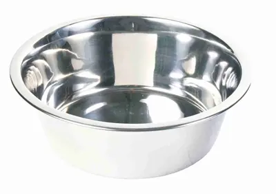 Trixie voerbak RVS 20 cm 1,8 l – vaatwasserbestendig, 4 stuks