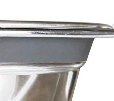 Trixie voerbakset RVS met klapperbescherming 2 x 1,5 l grijs - Afbeelding 4
