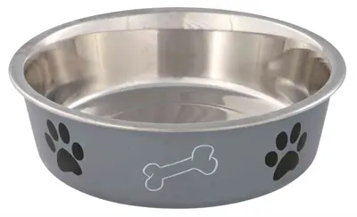 Trixie voerbak RVS met rubbercoating 21 cm 1,5 l – assorti prints, 4 stuks - Afbeelding 9