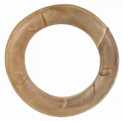 Trixie kauwring runderhuid 15 x 15 cm 175 g – 10 stuks