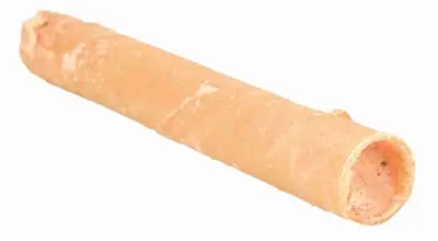 Trixie kauwrollen gevuld met zalm 12 cm – gedroogde runderhuid, 100 stuks