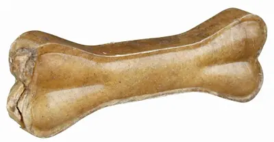 Trixie kauwbot runderhuid met bullenpeesvulling 12 cm