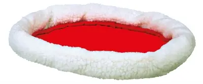 Trixie hondenmand rond wolwit 47 x 38 cm – schapenvacht look - Afbeelding 4