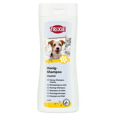 Trixie honingshampoo hond 250 ml – ook voor langharige honden