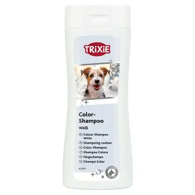 Trixie Color shampoo wit 250 ml – voor witte en lichte vachten