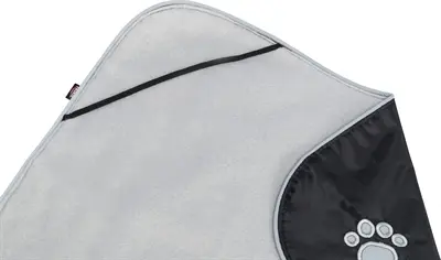 Trixie regenjas hond Orléans zwart 30 cm – waterdicht, fleece voering - Afbeelding 9