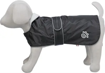 Trixie regenjas hond Orléans zwart 35 cm – waterdicht, fleece voering